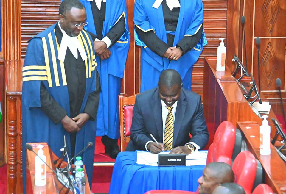 PHOTOS :Jackson Mandago Takes Oath  of Ofice as  Uasin Gishu Senator