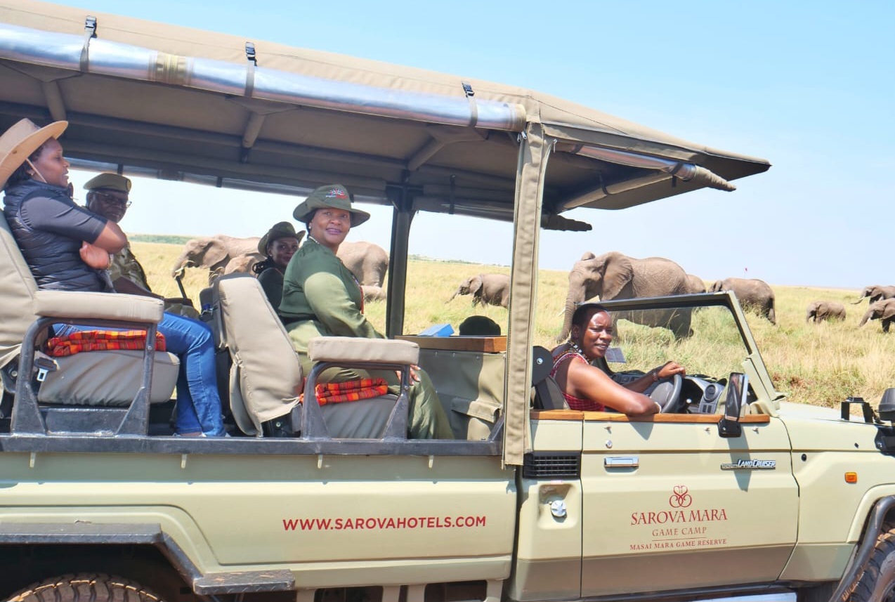 Inaugural Game Drive By Tourism And Wildlife Cabinet Secretary ...