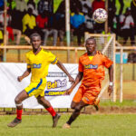 Football action during BingwaFest Western Region edition in Mumias